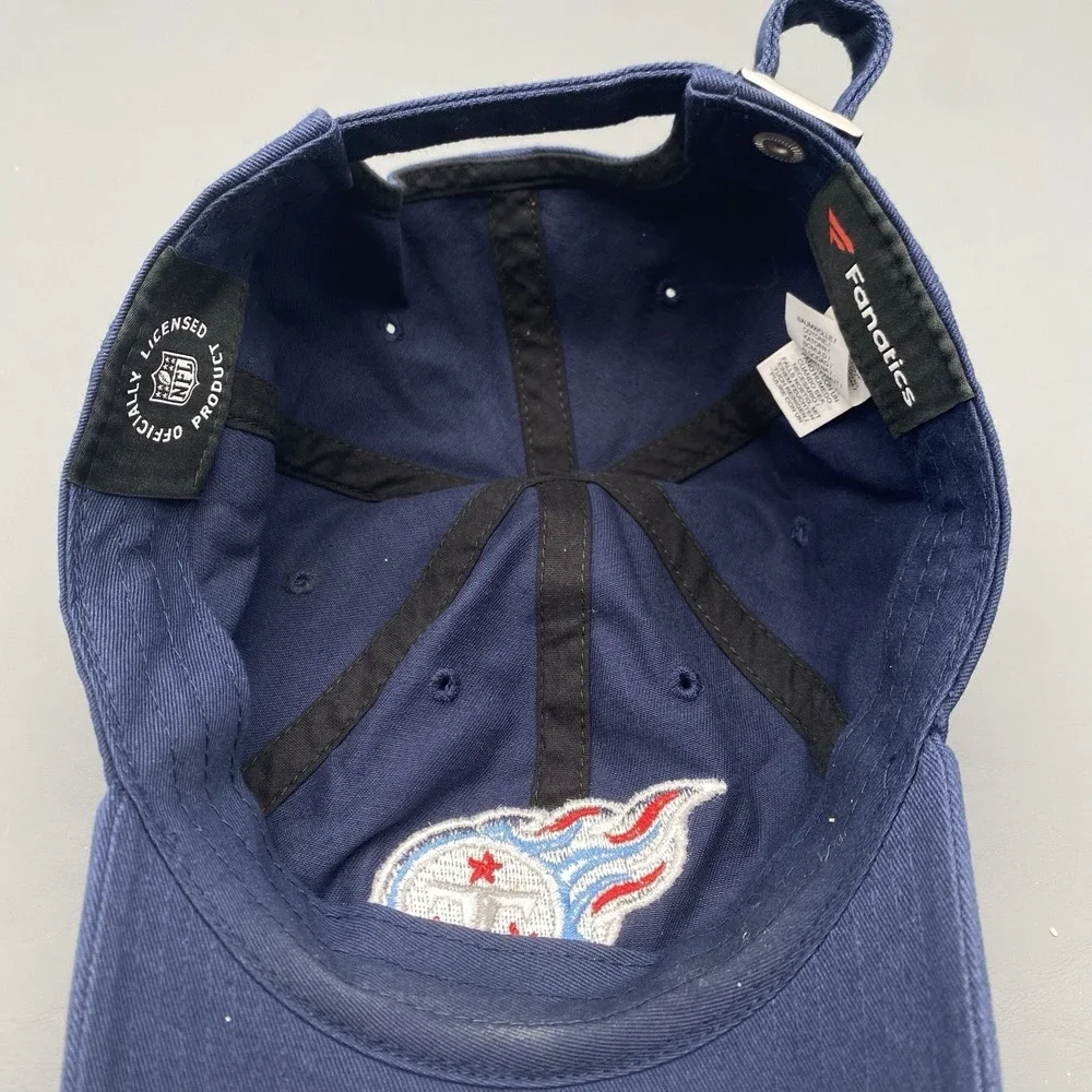 Tennessee Titans Hat Cap Adult One Size Belt Adjustable Fanatics NFL Football